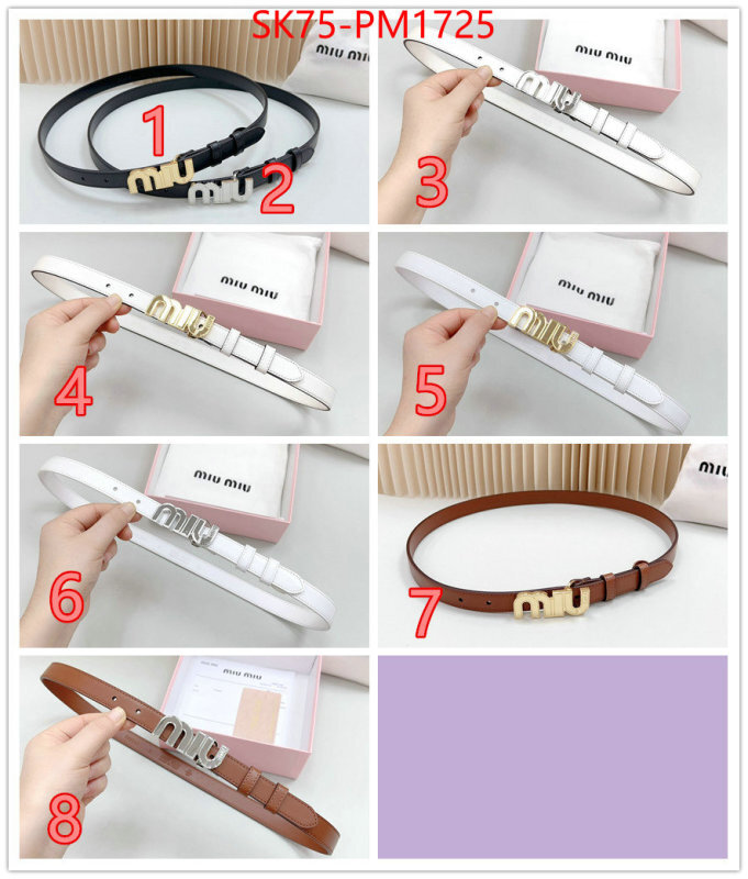 Belts-MIU MIU buy the best high quality replica ID: PM1725 $: 75USD
