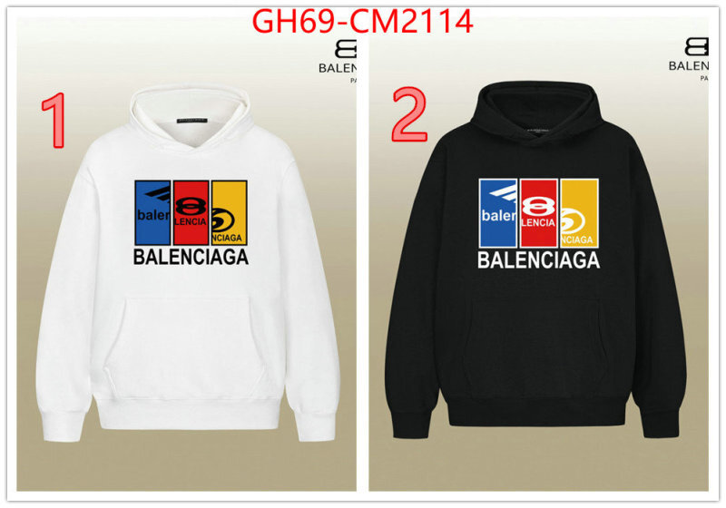 Clothing-Balenciaga buy cheap ID: CM2114 $: 69USD