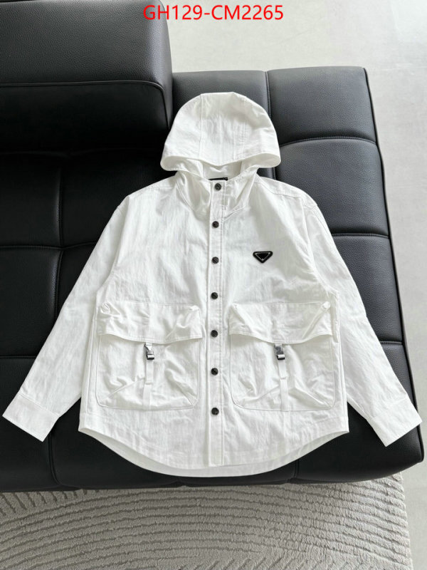 Clothing-Prada designer replica ID: CM2265 $: 129USD