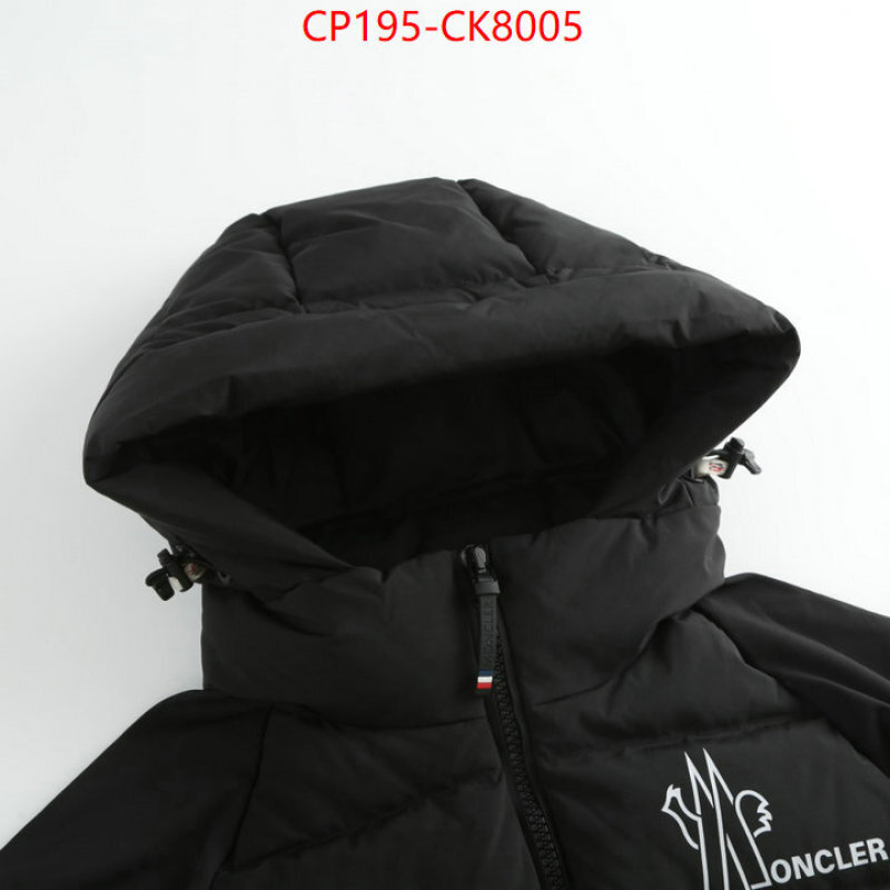 Down jacket Women-Moncler perfect quality ID: CK8005 $: 195USD