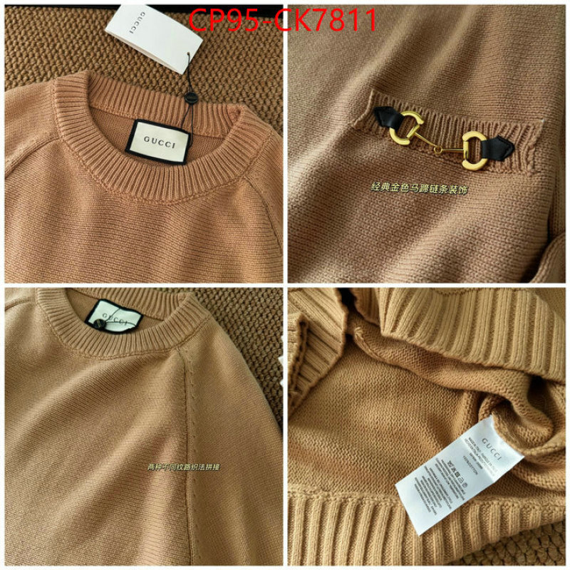 Clothing-Gucci top brands like ID: CK7811 $: 95USD