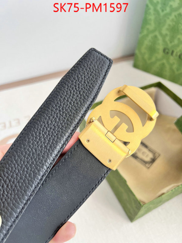 Belts-Gucci fake designer ID: PM1597 $: 75USD