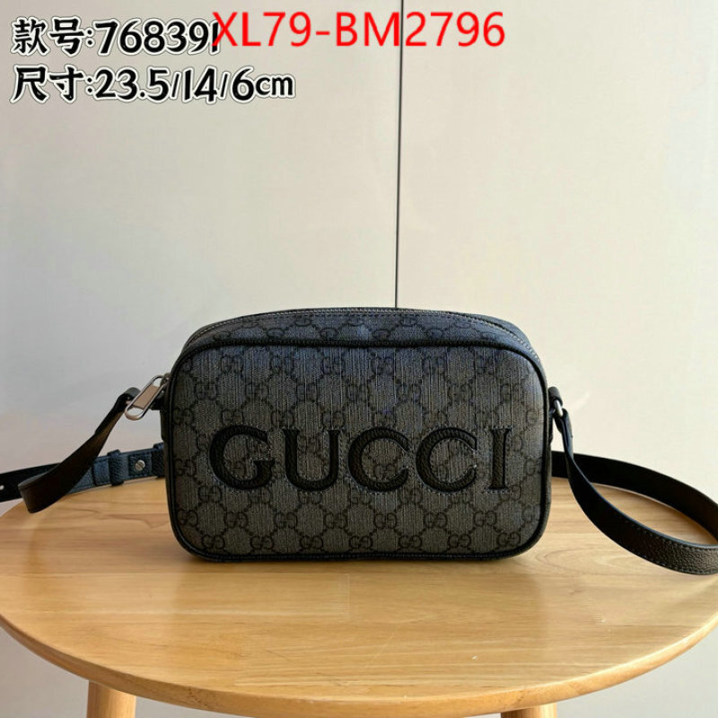 Gucci Bags(4A)-Crossbody- top designer replica ID: BM2796 $: 79USD,