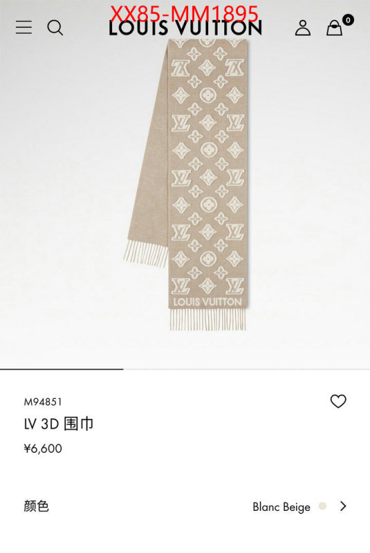 Scarf-LV luxury cheap ID: MM1895 $: 85USD