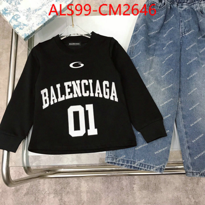 Kids clothing-Balenciaga for sale online ID: CM2646 $: 99USD