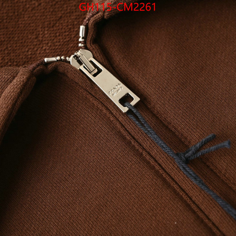Clothing-Prada wholesale 2024 replica ID: CM2261 $: 115USD