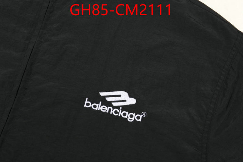 Clothing-Balenciaga designer fashion replica ID: CM2111 $: 85USD