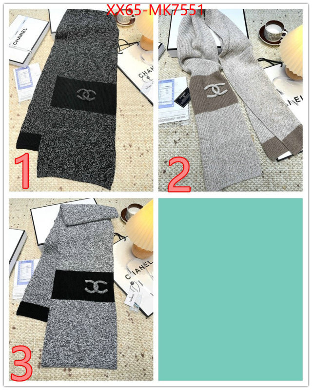 Scarf-Chanel wholesale replica shop ID: MK7551 $: 65USD