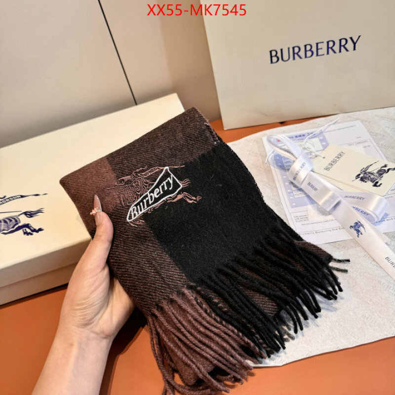 Scarf-Burberry online sales ID: MK7545 $: 55USD