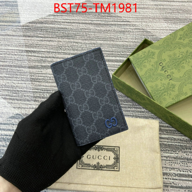 Gucci Bags(TOP)-Wallet- 2024 replica ID: TM1981 $: 75USD,
