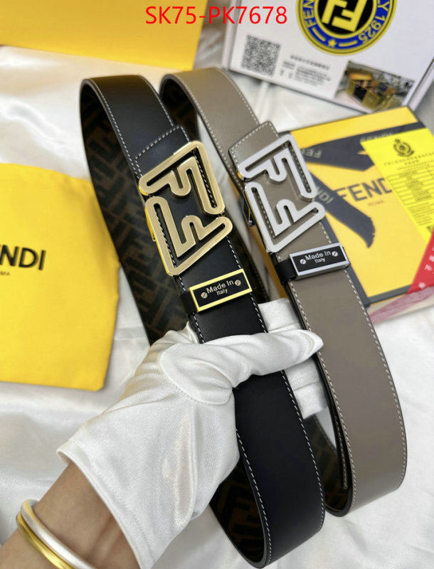 Belts-Fendi shop cheap high quality 1:1 replica ID: PK7678 $: 75USD