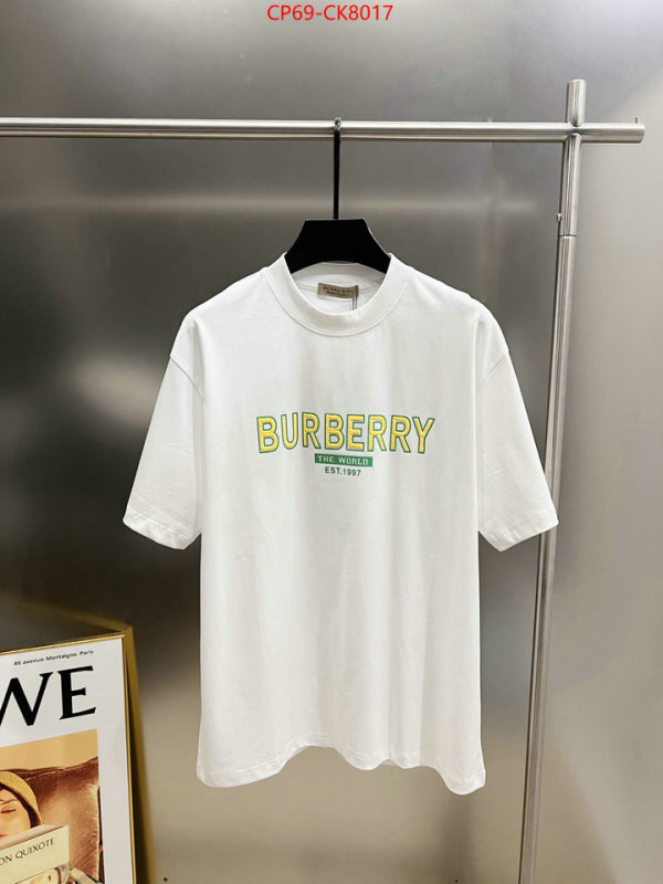 Clothing-Burberry high quality online ID: CK8017 $: 69USD