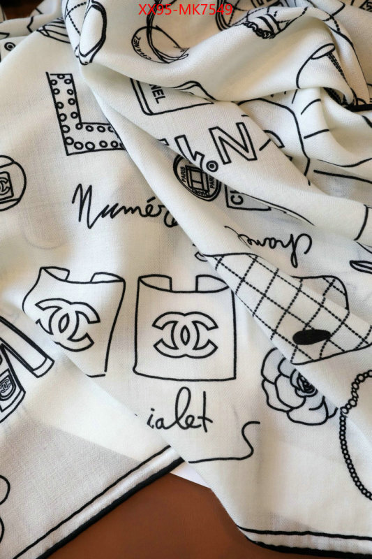 Scarf-Chanel hot sale ID: MK7549 $: 95USD
