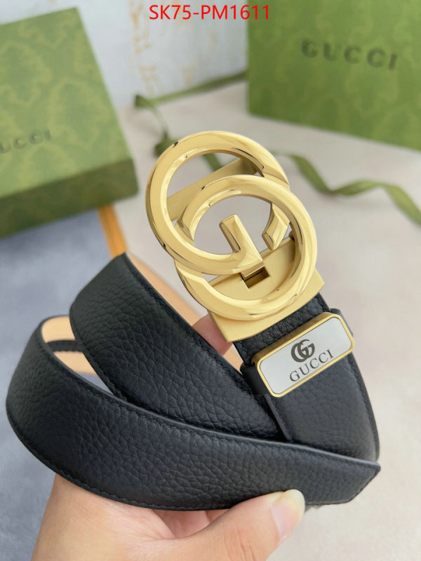 Belts-Gucci fashion ID: PM1611 $: 75USD