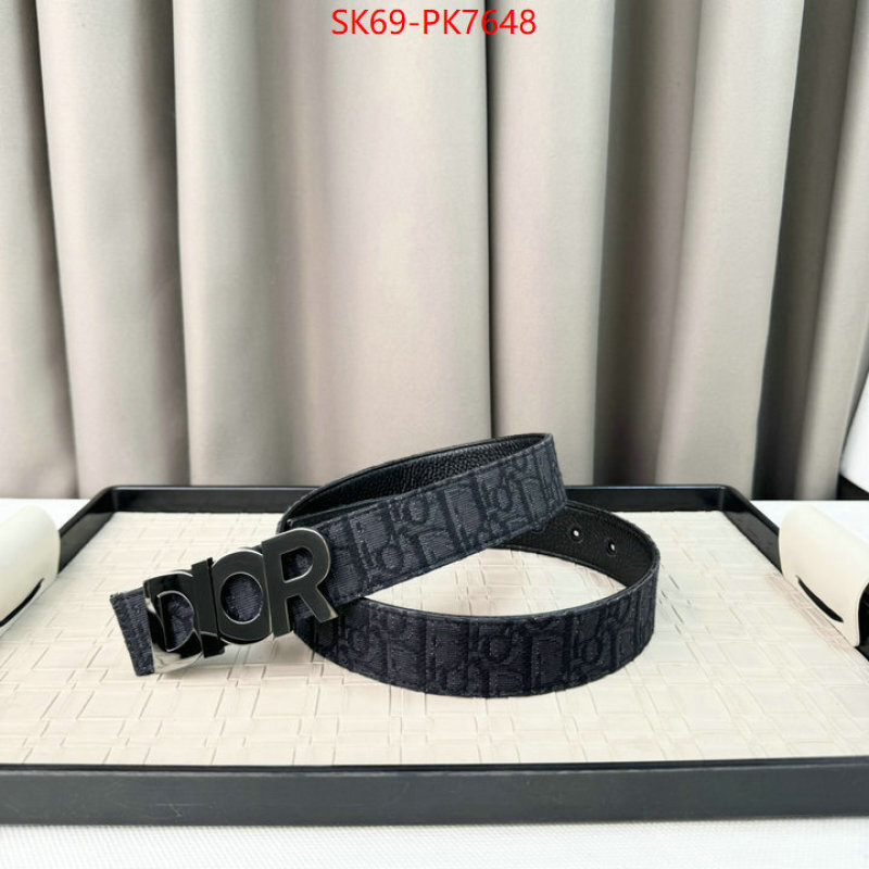 Belts-Dior the best affordable ID: PK7648 $: 69USD