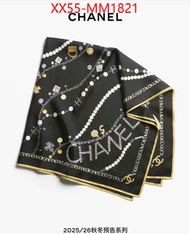 Scarf-Chanel replica wholesale ID: MM1821 $: 55USD