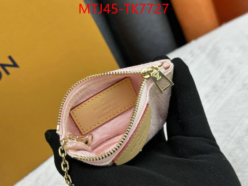 LV Bags(4A)-Wallet outlet sale store ID: TK7727 $: 45USD,