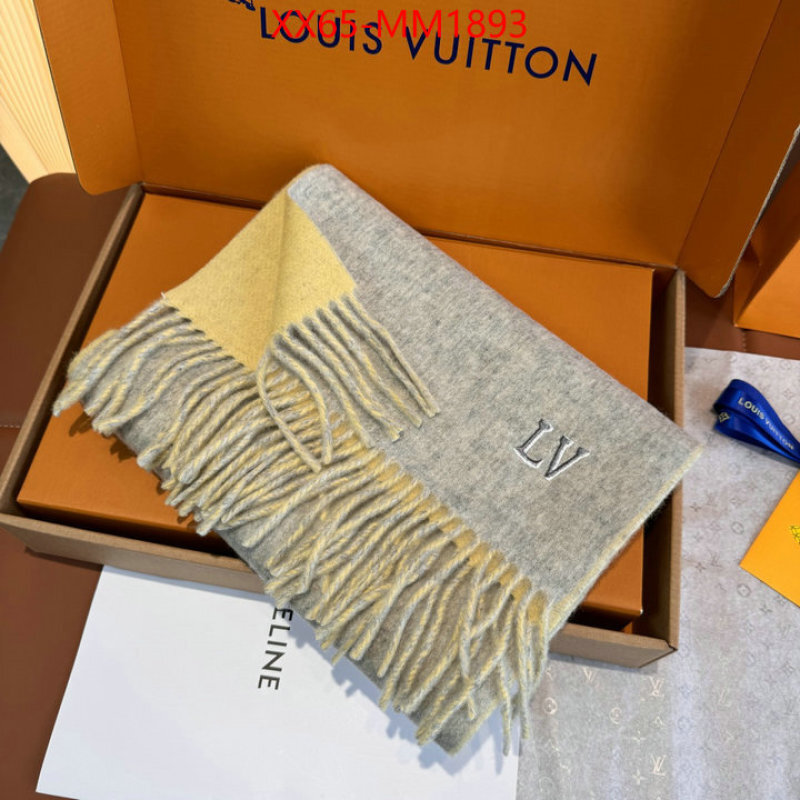 Scarf-LV top quality fake ID: MM1893 $: 65USD