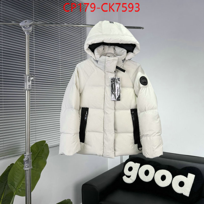 Down jacket Men-Canada Goose perfect ID: CK7593 $: 179USD