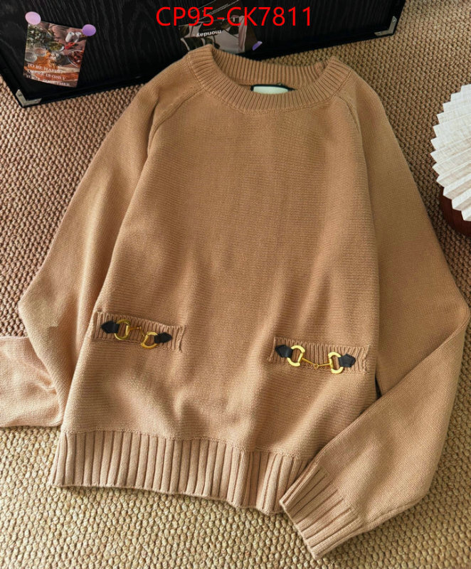 Clothing-Gucci top brands like ID: CK7811 $: 95USD