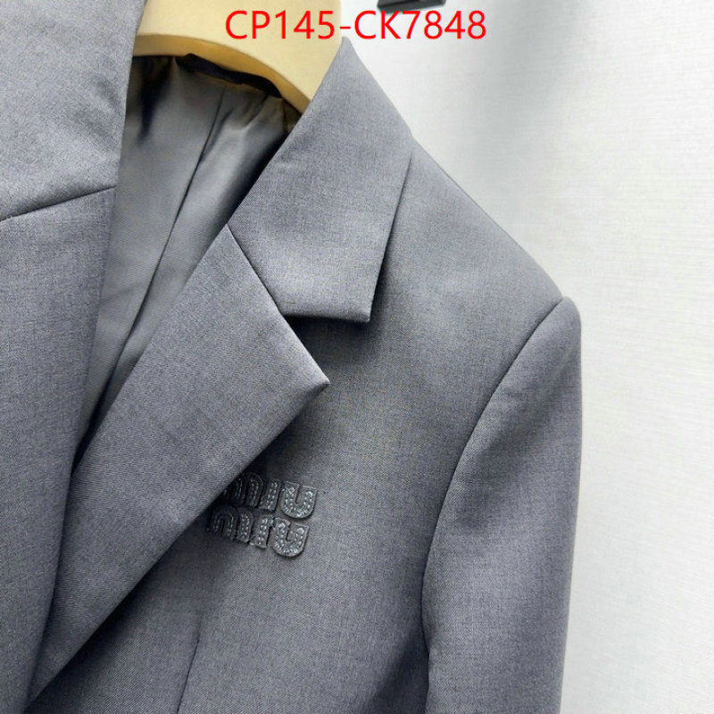 Clothing-MIU MIU cheap high quality replica ID: CK7848 $: 145USD