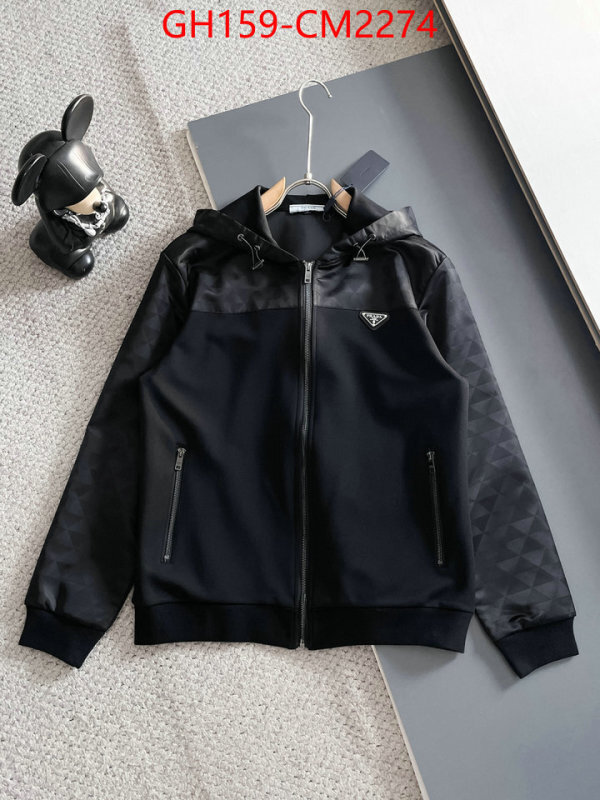 Clothing-Prada luxury fashion replica designers ID: CM2274 $: 159USD