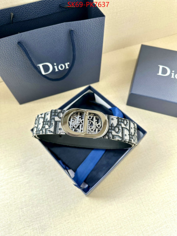 Belts-Dior 1:1 replica wholesale ID: PK7637 $: 69USD