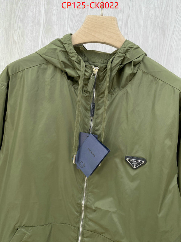 Clothing-Prada customize the best replica ID: CK8022 $: 125USD