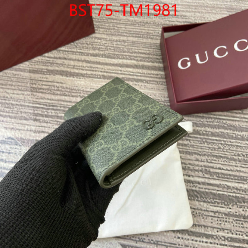 Gucci Bags(TOP)-Wallet- 2024 replica ID: TM1981 $: 75USD,