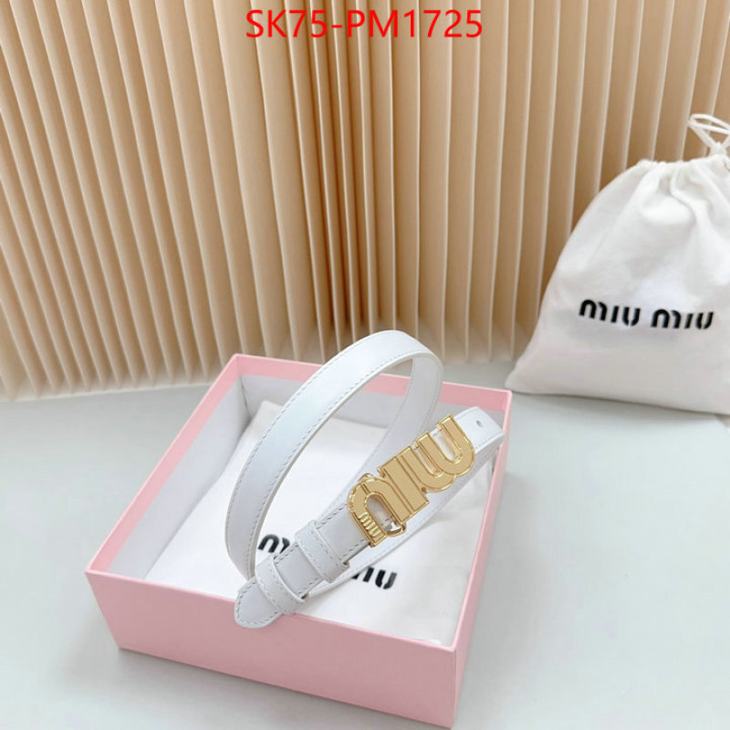Belts-MIU MIU buy the best high quality replica ID: PM1725 $: 75USD