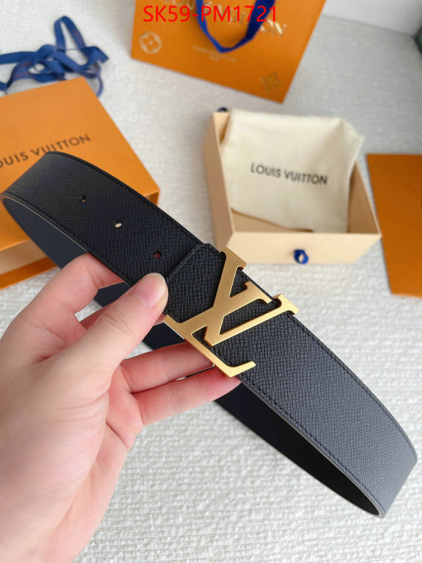 Belts-LV top quality fake ID: PM1721 $: 59USD