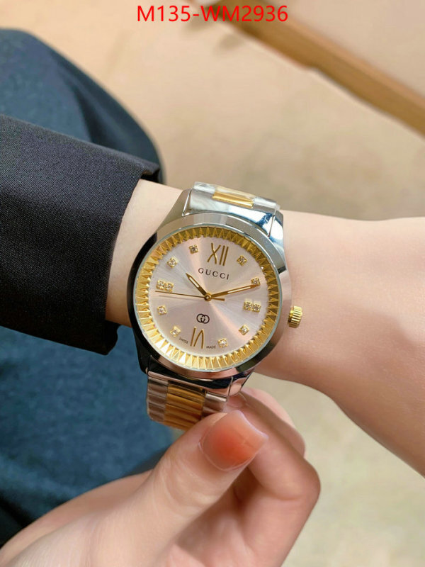 Watch(4A)-Gucci what best replica sellers ID: WM2936 $: 135USD-shoes yupoo Watch(4A)-Gucci what best replica sellers ID: WM2936 $: 135USD
