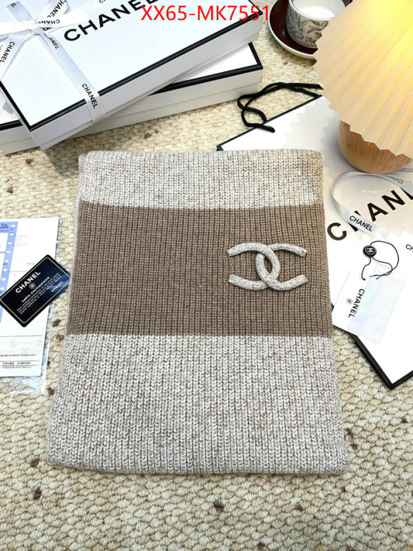 Scarf-Chanel wholesale replica shop ID: MK7551 $: 65USD