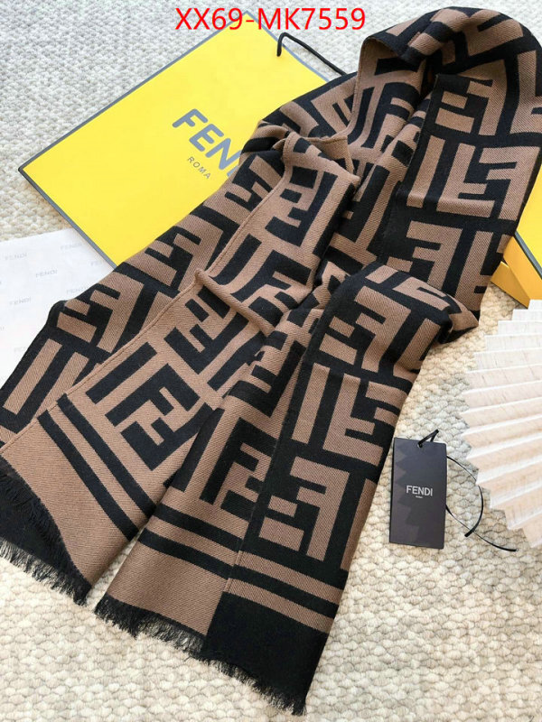 Scarf-Fendi wholesale replica shop ID: MK7559 $: 69USD