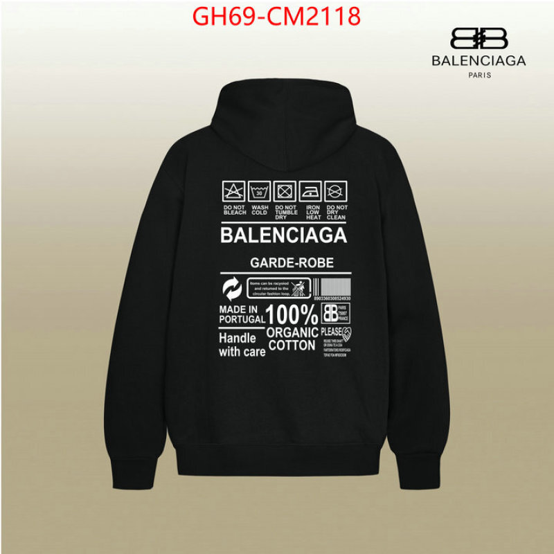 Clothing-Balenciaga aaaaa+ quality replica ID: CM2118 $: 69USD
