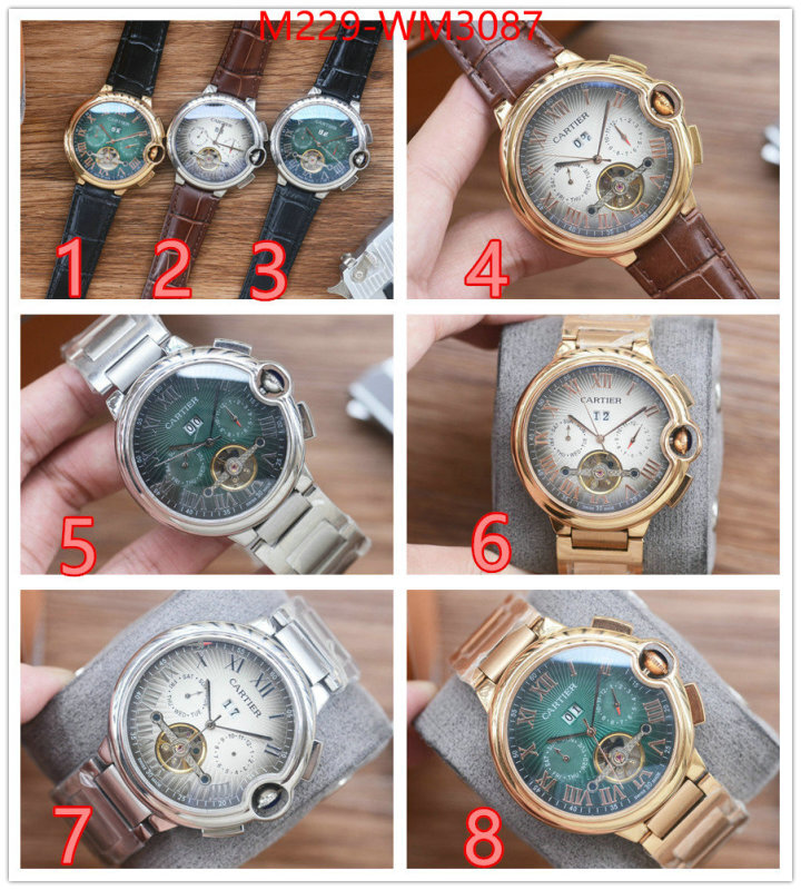 Watch(TOP)-Cartier cheap wholesale ID: WM3087 $: 229USD-shoes yupoo Watch(TOP)-Cartier cheap wholesale ID: WM3087 $: 229USD