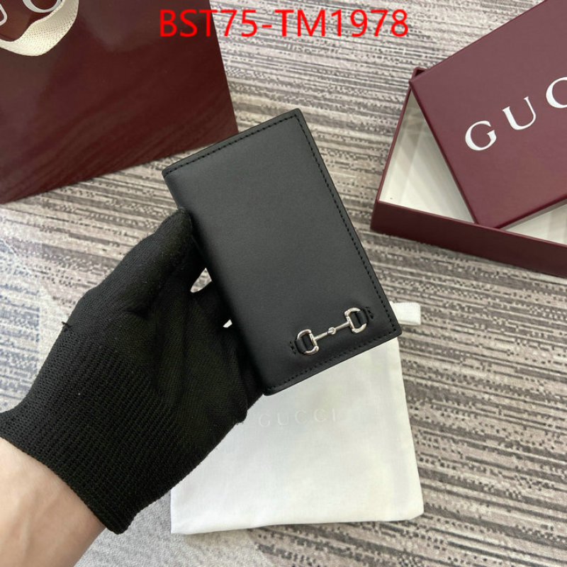 Gucci Bags(TOP)-Wallet- perfect ID: TM1978 $: 75USD,