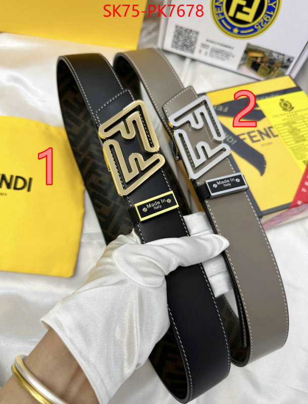 Belts-Fendi shop cheap high quality 1:1 replica ID: PK7678 $: 75USD