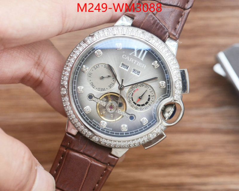 Watch(TOP)-Cartier luxury cheap ID: WM3088 $: 249USD-shoes yupoo Watch(TOP)-Cartier luxury cheap ID: WM3088 $: 249USD
