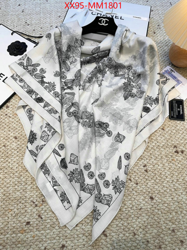 Scarf-Chanel 2024 perfect replica designer ID: MM1801 $: 95USD