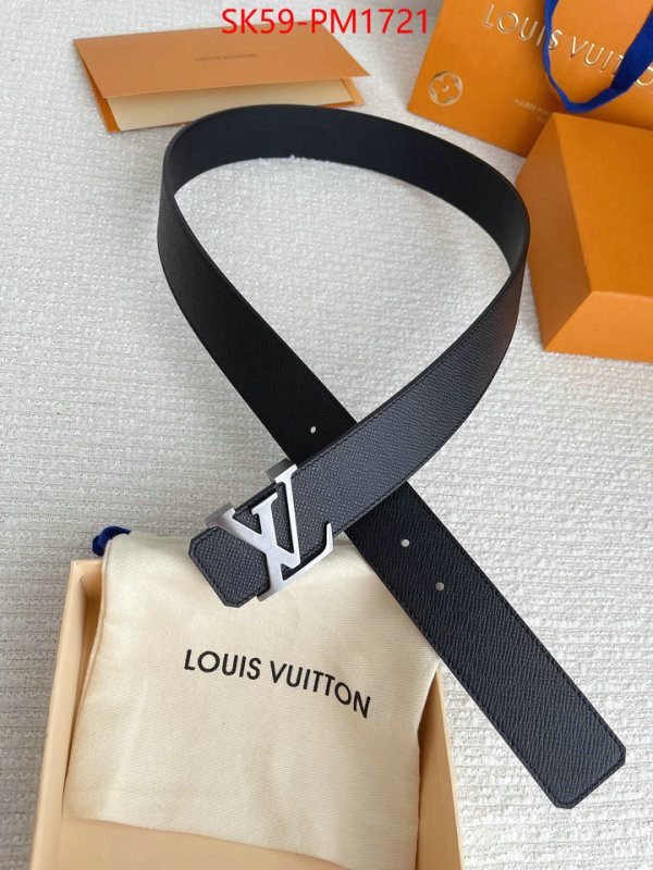 Belts-LV top quality fake ID: PM1721 $: 59USD