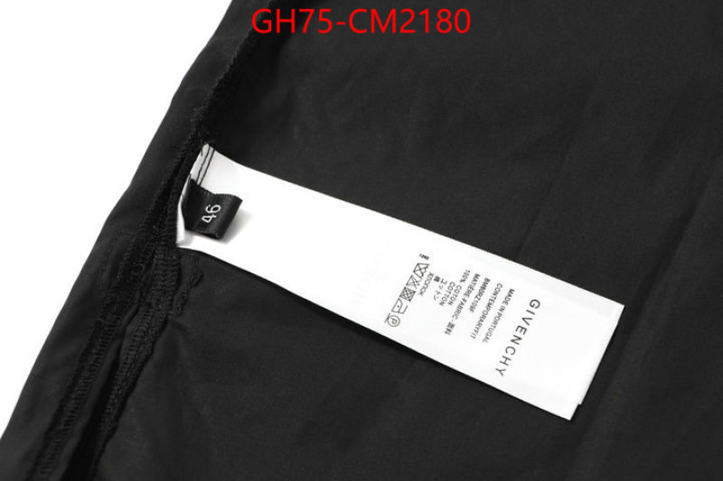 Clothing-Givenchy top quality replica ID: CM2180 $: 75USD