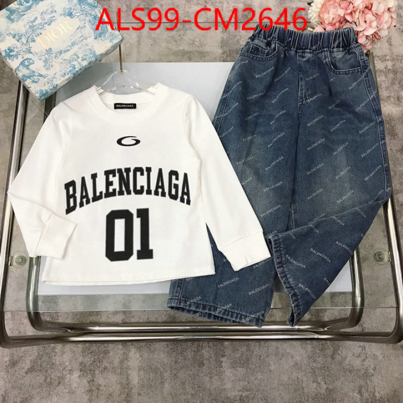 Kids clothing-Balenciaga for sale online ID: CM2646 $: 99USD