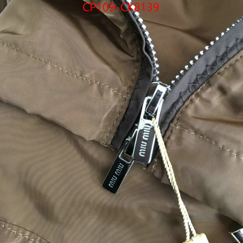 Clothing-MIU MIU wholesale imitation designer replicas ID: CK8139 $: 109USD