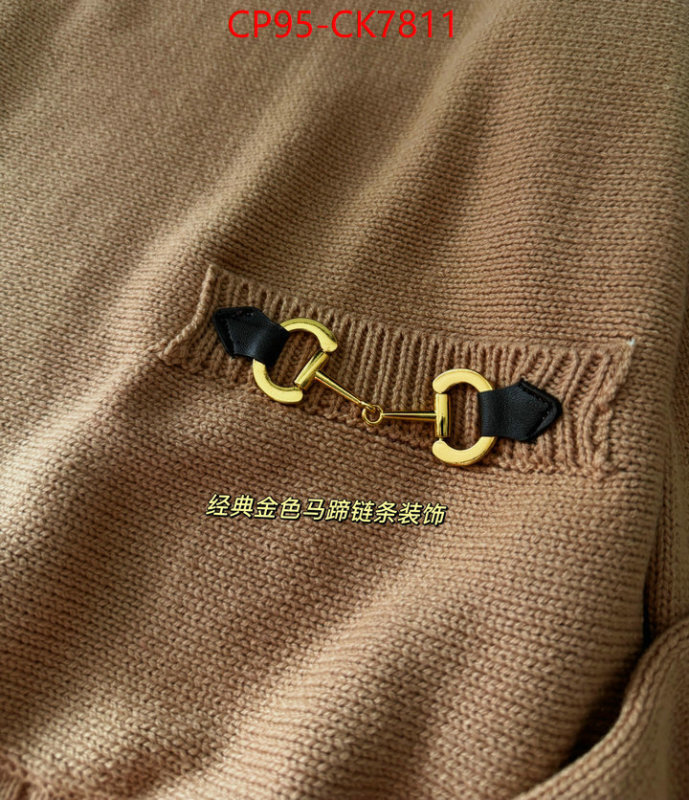 Clothing-Gucci top brands like ID: CK7811 $: 95USD