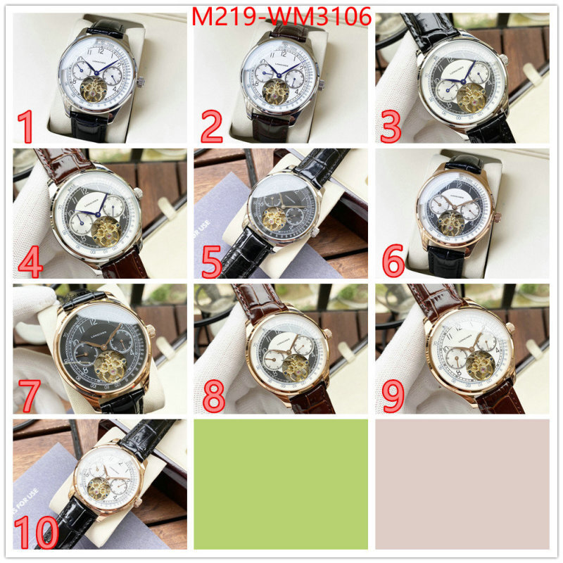 Watch(TOP)-Longines luxury cheap ID: WM3106 $: 219USD-shoes yupoo Watch(TOP)-Longines luxury cheap ID: WM3106 $: 219USD