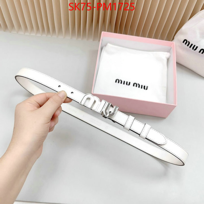 Belts-MIU MIU buy the best high quality replica ID: PM1725 $: 75USD