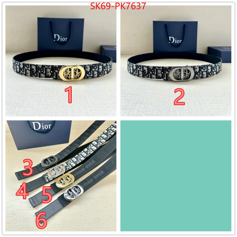 Belts-Dior 1:1 replica wholesale ID: PK7637 $: 69USD