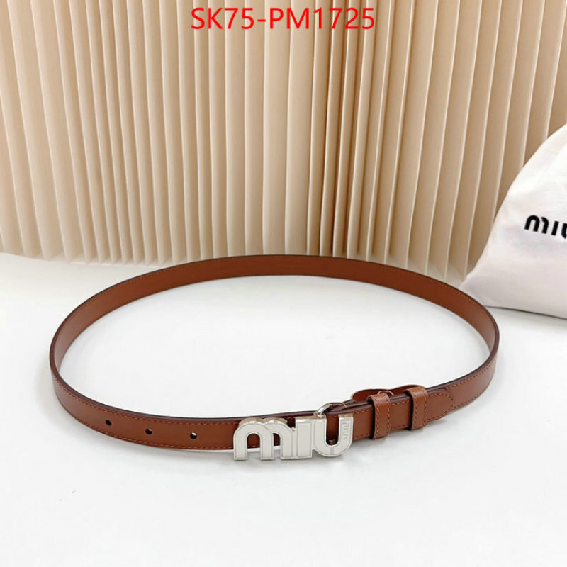 Belts-MIU MIU buy the best high quality replica ID: PM1725 $: 75USD