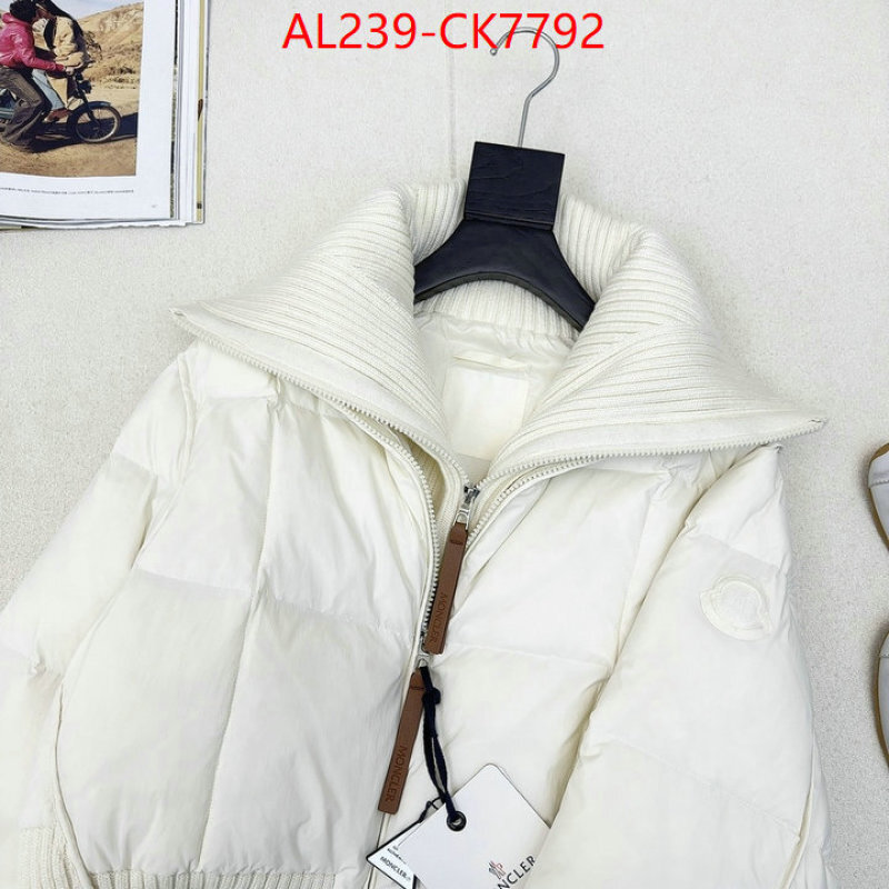 Down jacket Women-Moncler replica 2024 perfect luxury ID: CK7792 $: 239USD